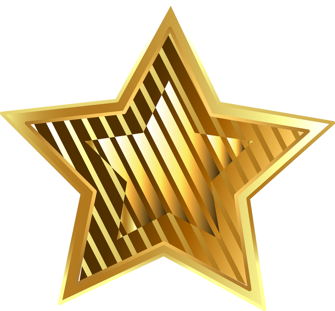 Gold Star Illustration